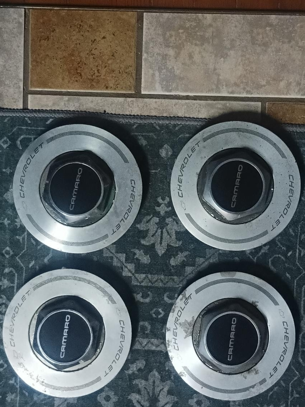 (4) Vintage OEM 91-96 Z28 Chevrolet Camaro Wheel Center Caps